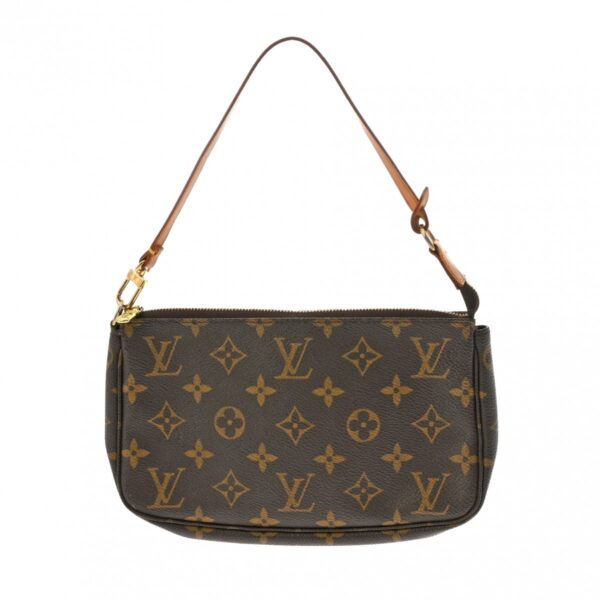 ik 00 0613974 2 Louis Vuitton Pochette Accessoire Pouch Monogram Canvas Brown