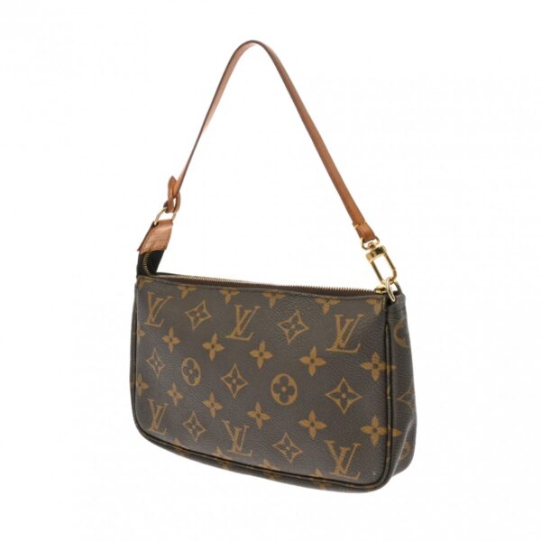 ik 00 0613974 3 Louis Vuitton Pochette Accessoire Pouch Monogram Canvas Brown