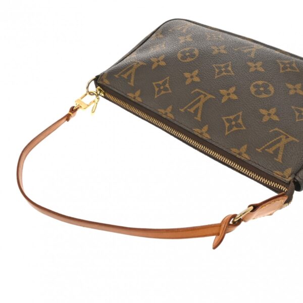 ik 00 0613974 4 Louis Vuitton Pochette Accessoire Pouch Monogram Canvas Brown