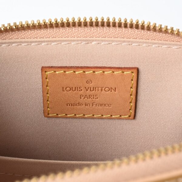 ik 00 0613979 14 Louis Vuitton Alma BB Handbag Monogram Vernis Beige Poudre