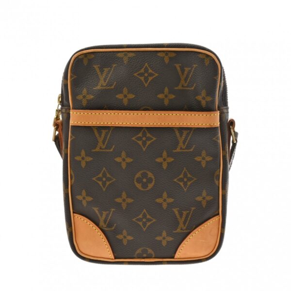 ik 00 0613986 2 Louis Vuitton Danube Shoulder Bag Monogram Canvas Brown