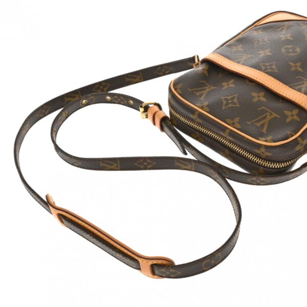 ik 00 0613986 4 Louis Vuitton Danube Shoulder Bag Monogram Canvas Brown