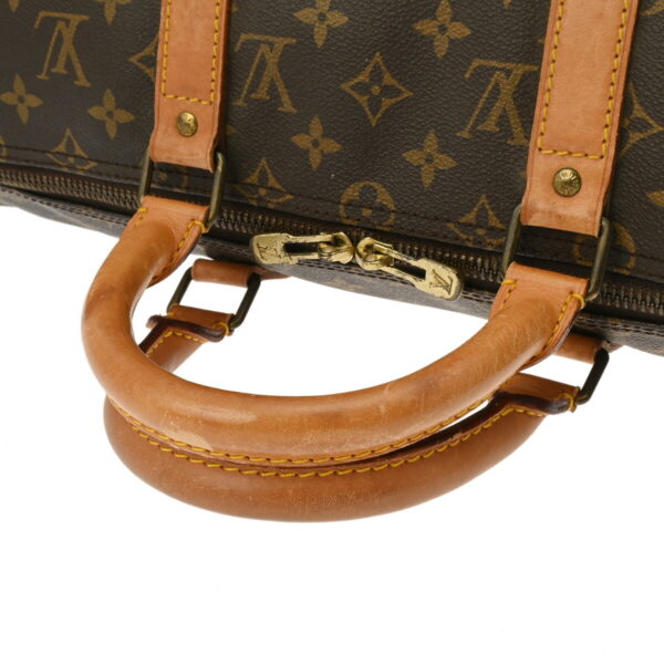 ik 00 0613990 4 Louis Vuitton Keepall 50 Bag Monogram Canvas Brown