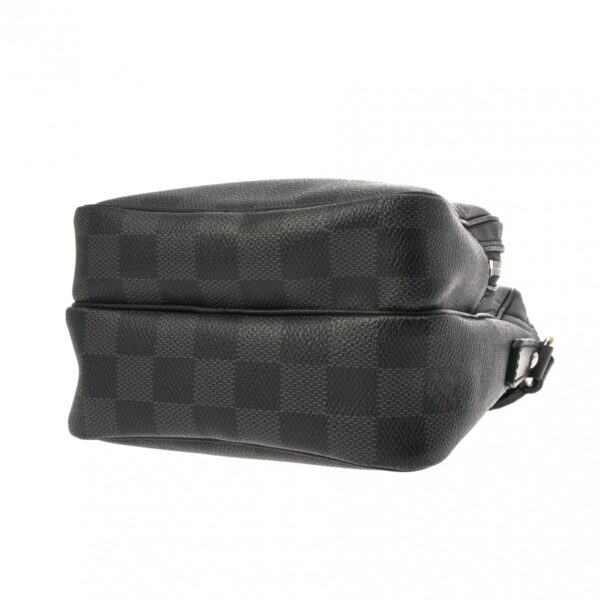 ik 00 0613992 7 Louis Vuitton Rem Shoulder Bag Damier Graphite Canvas Black