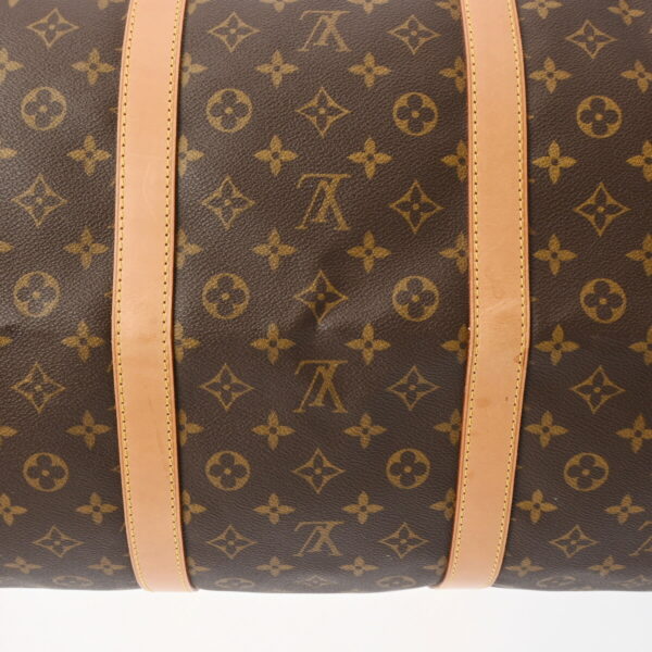 ik 00 0613996 10 Louis Vuitton Keepall Bandouliere 60 2Way Bag Monogram Canvas Brown