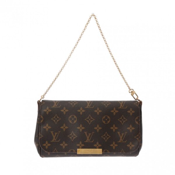 ik 00 0614179 2 Louis Vuitton Favorite MM 2Way Bag Monogram Brown