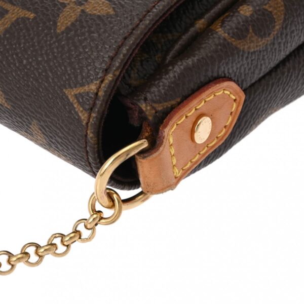 ik 00 0614179 8 Louis Vuitton Favorite MM 2Way Bag Monogram Brown