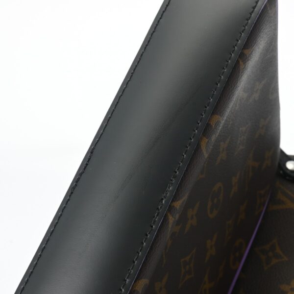 ik 00 0614509 10 Louis Vuitton Monogram Macassar Trio Messenger Bag Brown Purple