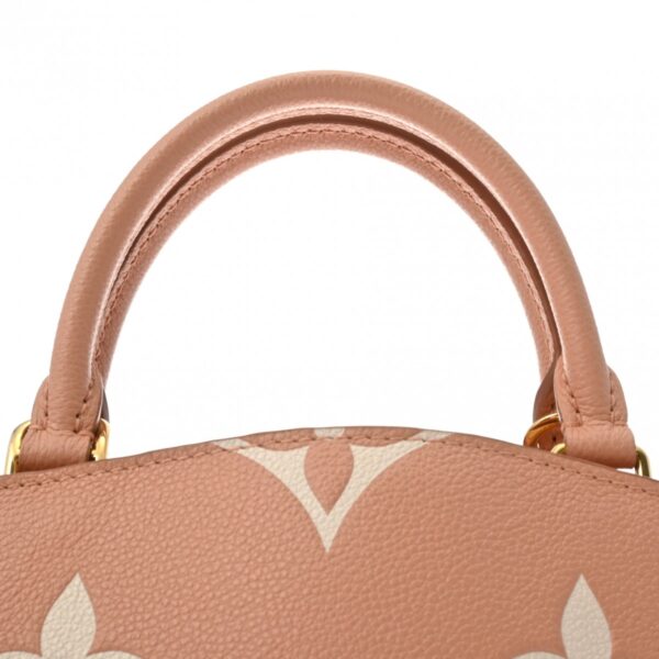 ik 00 0614681 5 Louis Vuitton Petit Palais PM Empreinte Leather Rose Trianon Crème