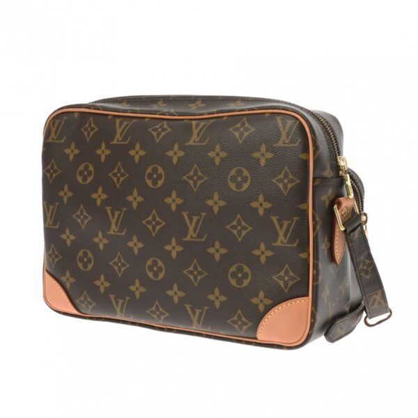 ik 00 0614686 3 Louis Vuitton Nile Shoulder Bag Monogram Canvas Brown