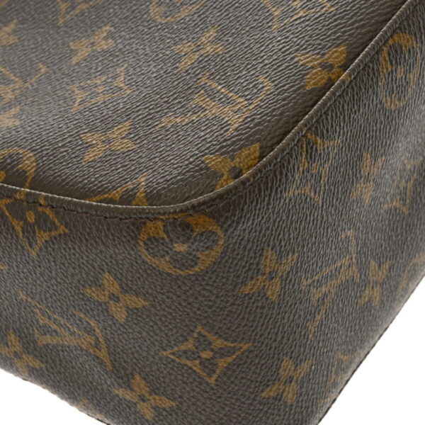 ik 00 0614688 10 Louis Vuitton Looping MM Shoulder Bag Monogram Canvas Brown