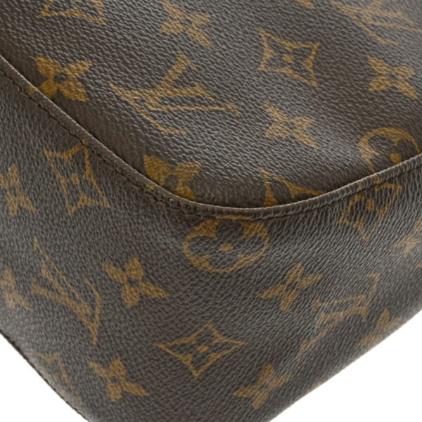 ik 00 0614688 11 Louis Vuitton Looping MM Shoulder Bag Monogram Canvas Brown