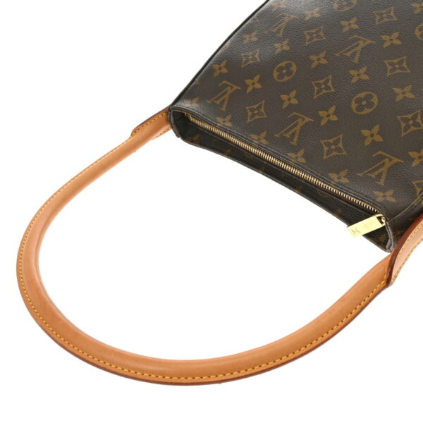 ik 00 0614688 5 Louis Vuitton Looping MM Shoulder Bag Monogram Canvas Brown