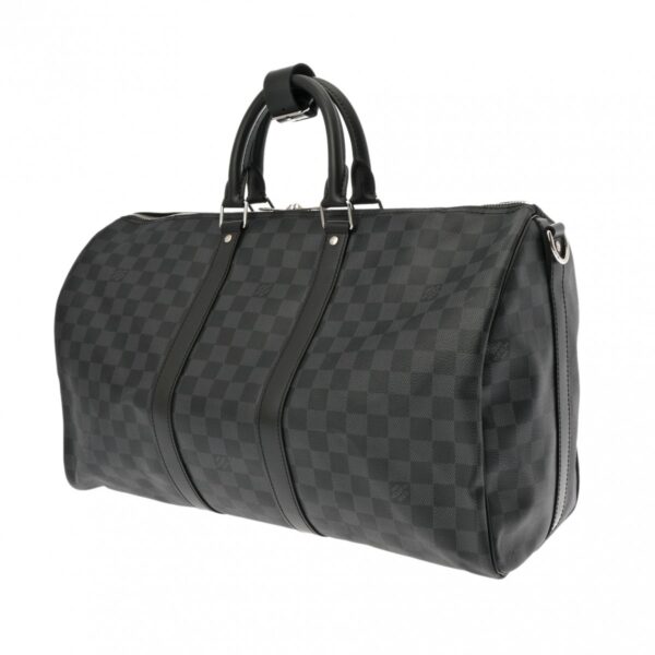 ik 00 0614695 3 Louis Vuitton Keepall Bandouliere 45 Graphite Black