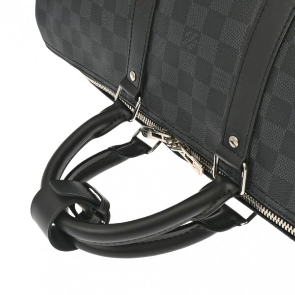 ik 00 0614695 4 Louis Vuitton Keepall Bandouliere 45 Graphite Black