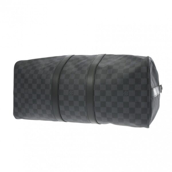 ik 00 0614695 6 Louis Vuitton Keepall Bandouliere 45 Graphite Black