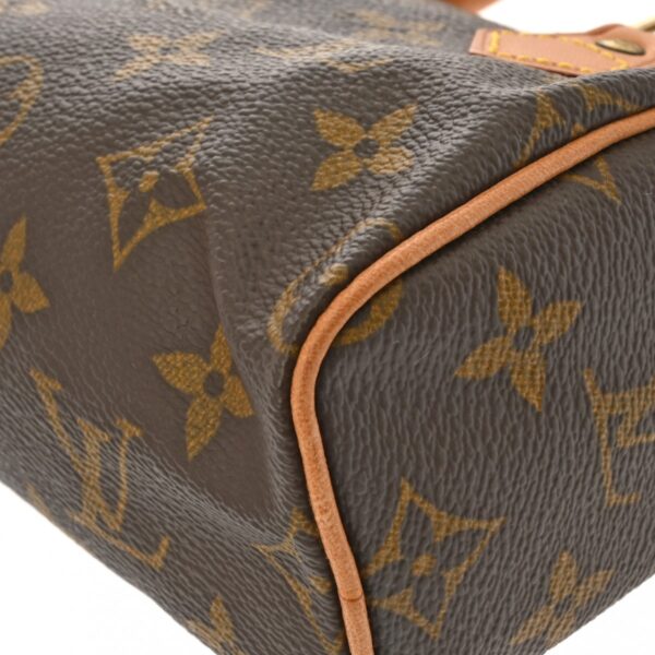 ik 00 0614712 11 Louis Vuitton Mini Speedy Bag Monogram Canvas Brown