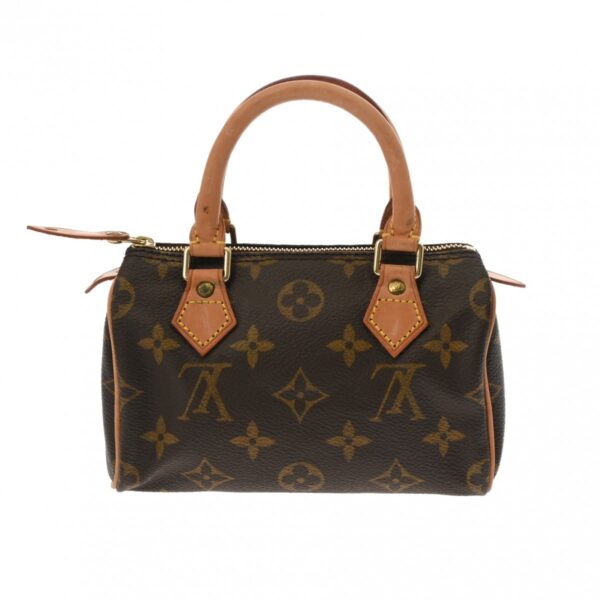 ik 00 0614712 2 Louis Vuitton Mini Speedy Bag Monogram Canvas Brown