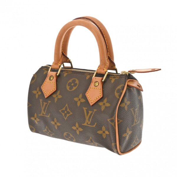 ik 00 0614712 3 Louis Vuitton Mini Speedy Bag Monogram Canvas Brown