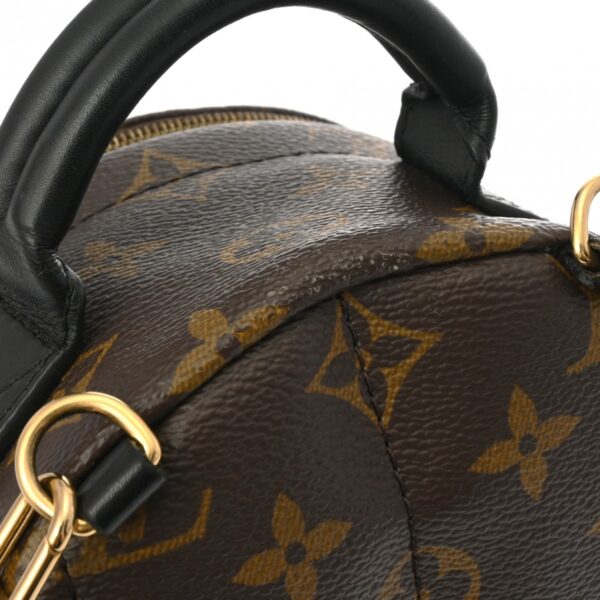 ik 00 0614714 11 Louis Vuitton Palm Springs Backpack Mini Monogram Brown