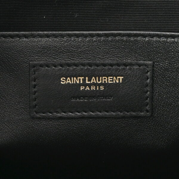 ik 00 0614729 15 Saint Laurent Downtown Baby 2Way Handbag Grain Leather Black