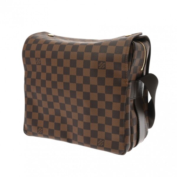 ik 00 0614772 3 Louis Vuitton Naviglio Shoulder Bag Damier Canvas Brown