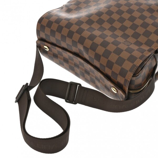 ik 00 0614772 4 Louis Vuitton Naviglio Shoulder Bag Damier Canvas Brown