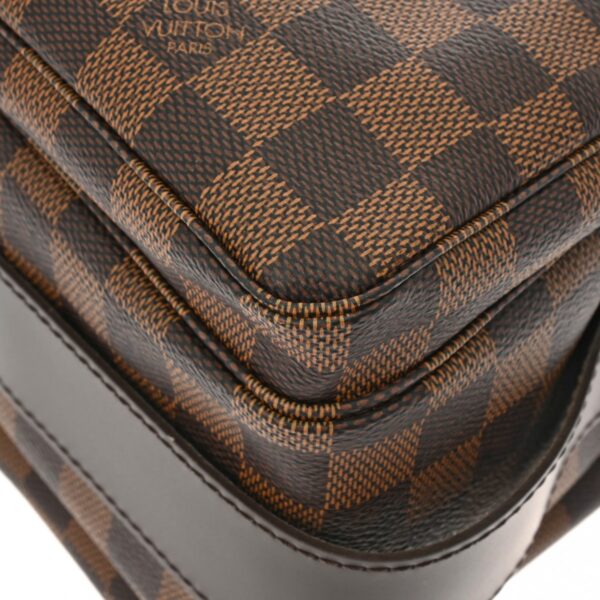 ik 00 0614772 8 Louis Vuitton Naviglio Shoulder Bag Damier Canvas Brown