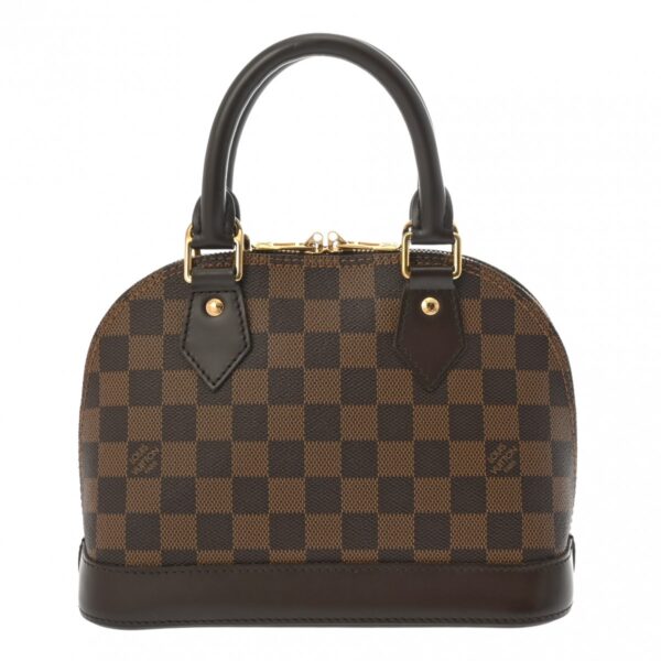 ik 00 0615473 2 Louis Vuitton Alma BB Handbag Damier Canvas Brown