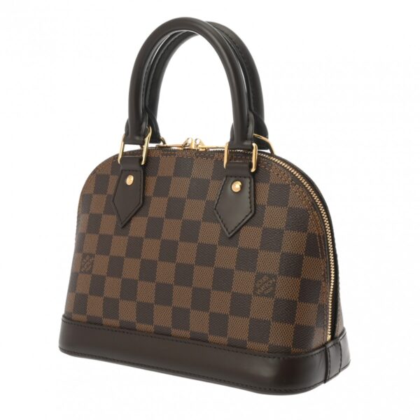 ik 00 0615473 3 Louis Vuitton Alma BB Handbag Damier Canvas Brown