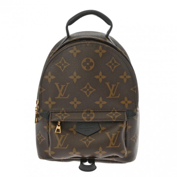 ik 00 0615475 2 Louis Vuitton Palm Springs Backpack Mini Monogram Canvas Brown