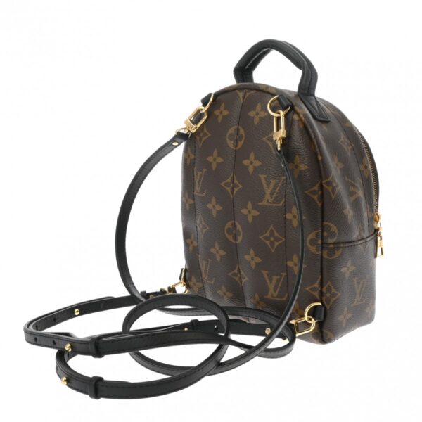 ik 00 0615475 3 Louis Vuitton Palm Springs Backpack Mini Monogram Canvas Brown