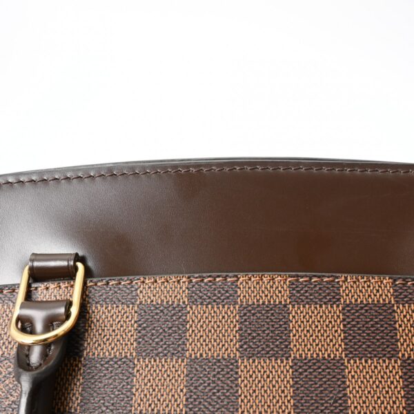 ik 00 0615503 11 Louis Vuitton Rivoli MM Handbag Damier Canvas Brown