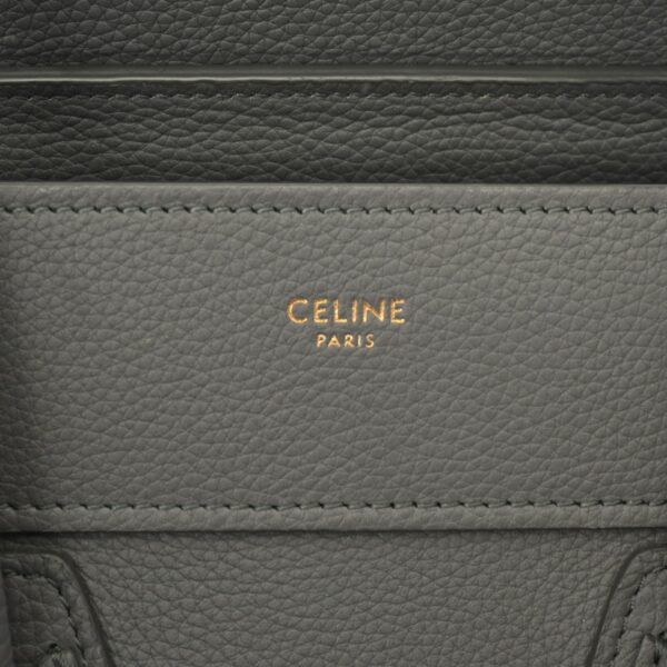 ik 00 0615509 10 Celine Luggage Micro Handbag Baby Drummed Calf Cole