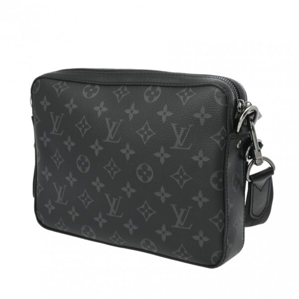 ik 00 0616331 3 Louis Vuitton Trio Messenger Bag Monogram Eclipse Canvas Black