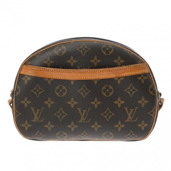 ik 00 0616337 2 Louis Vuitton Blois Shoulder Bag Monogram Canvas Brown