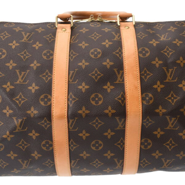 ik 00 0616339 11 Louis Vuitton Keepall 45 Bag Monogram Canvas Brown