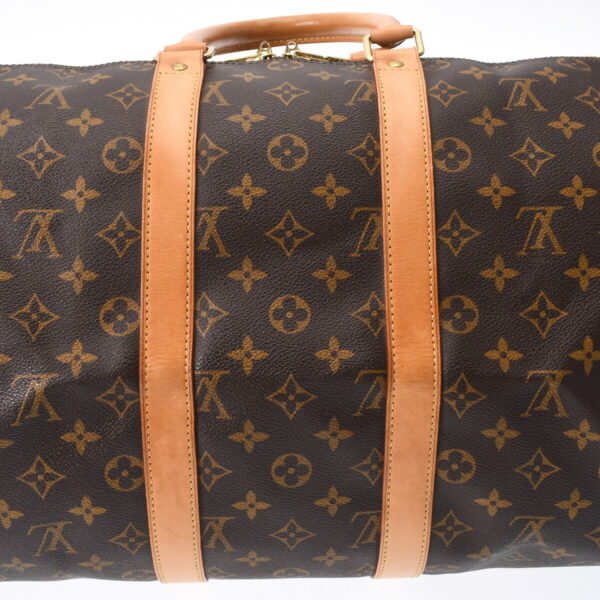 ik 00 0616339 12 Louis Vuitton Keepall 45 Bag Monogram Canvas Brown