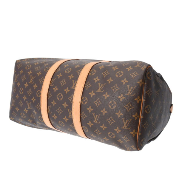 ik 00 0616339 7 Louis Vuitton Keepall 45 Bag Monogram Canvas Brown