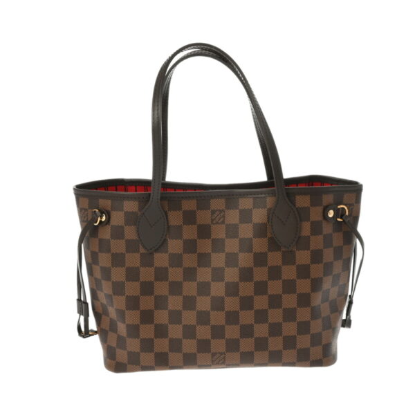 ik 00 0616357 2 Louis Vuitton Neverfull PM Tote Bag Damier Canvas Brown