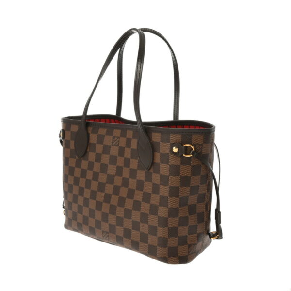 ik 00 0616357 3 Louis Vuitton Neverfull PM Tote Bag Damier Canvas Brown