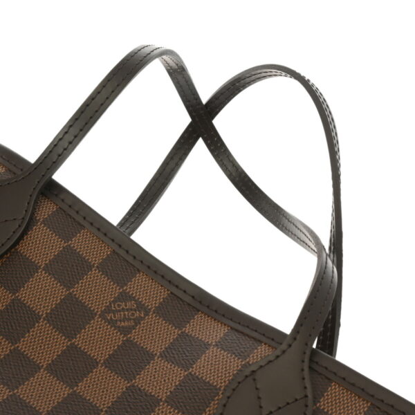 ik 00 0616357 8 Louis Vuitton Neverfull PM Tote Bag Damier Canvas Brown