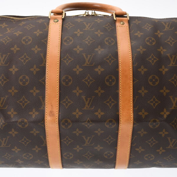 ik 00 0616361 11 Louis Vuitton Keepall 55 Bag Monogram Canvas Brown