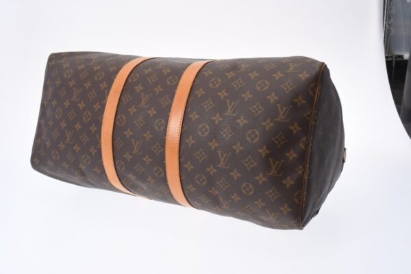 ik 00 0616361 7 Louis Vuitton Keepall 55 Bag Monogram Canvas Brown