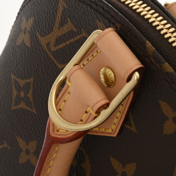 ik 00 0616363 11 Louis Vuitton Alma BB Handbag Monogram Canvas Brown