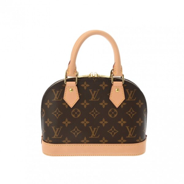 ik 00 0616363 2 Louis Vuitton Alma BB Handbag Monogram Canvas Brown