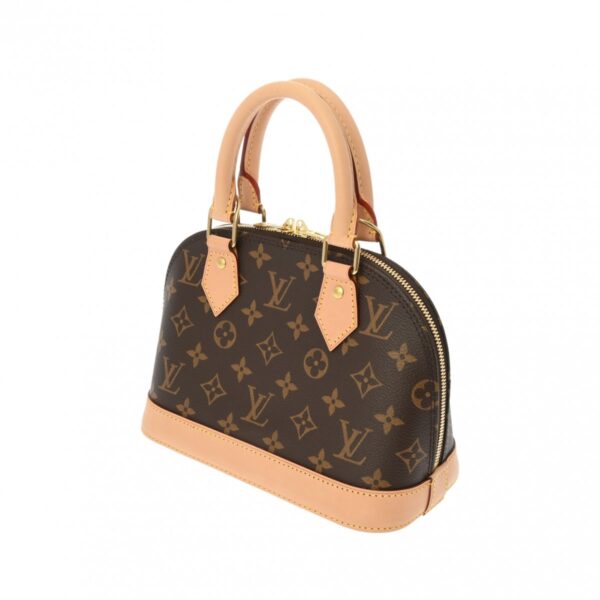 ik 00 0616363 3 Louis Vuitton Alma BB Handbag Monogram Canvas Brown