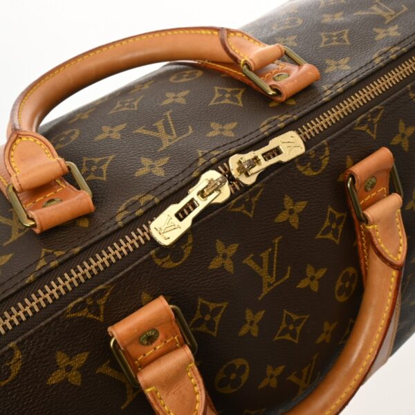 ik 00 0616365 12 Louis Vuitton Keepall Bandouliere 55 2Way Bag Monogram Canvas Brown