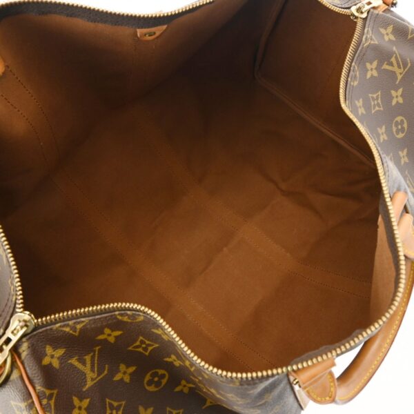 ik 00 0616365 13 Louis Vuitton Keepall Bandouliere 55 2Way Bag Monogram Canvas Brown