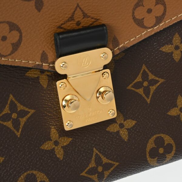 ik 00 0616371 11 Louis Vuitton Pochette Metis MM 2Way Monogram Reverse Brown